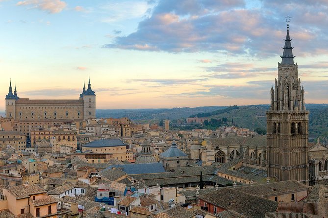 Toledo Private Tour from Madrid with Hotel Pick up and Drop off - Entering Toledo’s old center with a private guide