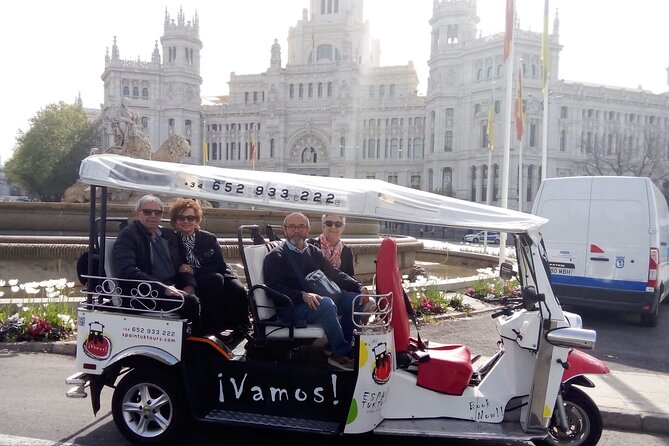 Tour Madrid in 2 hours! Electric Tuk - Fast, Fun, and Exclusive - Plaza de Santa Ana and the Royal Center