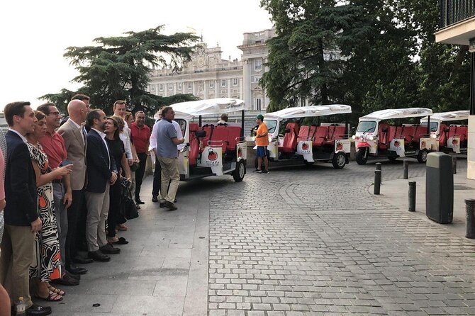 Tour Madrid in 2 hours! Electric Tuk - Fast, Fun, and Exclusive - Salamanca, Bernabéu, and the Paseo de la Castellana