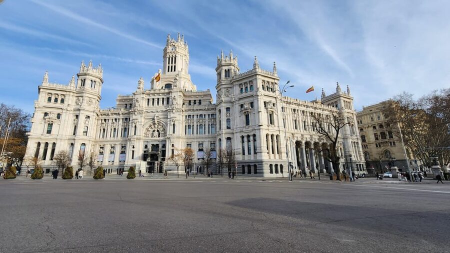 Tour Madrid: Secrets in a Electric Tuk Tuk - The Royal Palace and its Baroque frontage